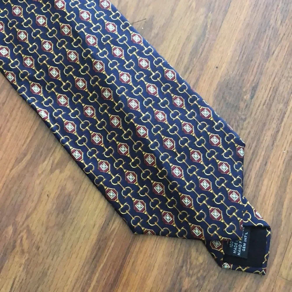 Vintage Paolo Gucci Horse bit tie.